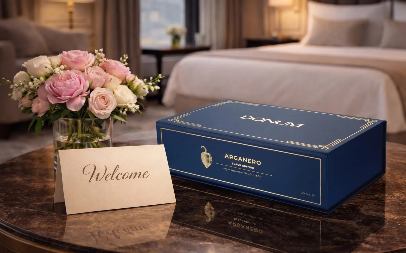 DONUM presented in an elegant club salon